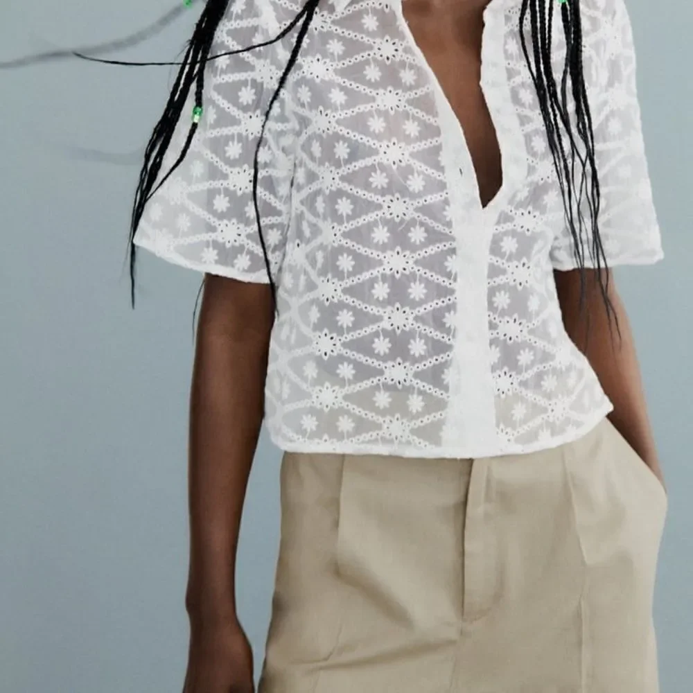 Zara Linen Blend Pants Taupe Brown